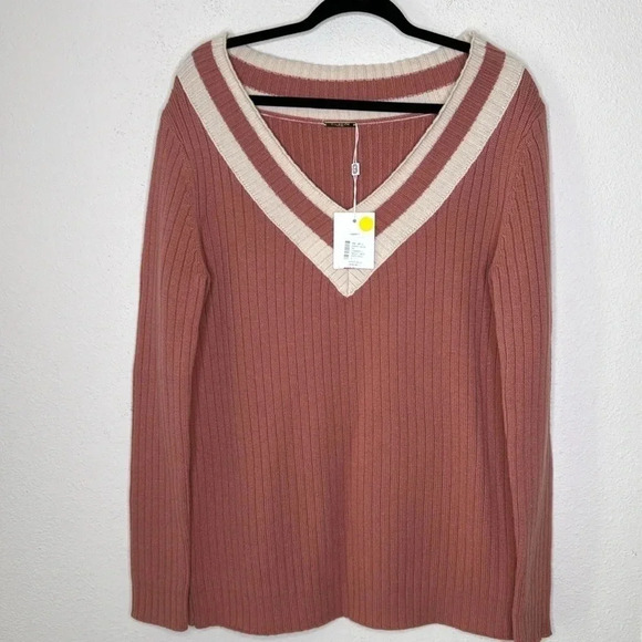 CAROLINE CONSTAS Hadley sweater NWT
Dusty Rose size Large - Picture 2 of 6